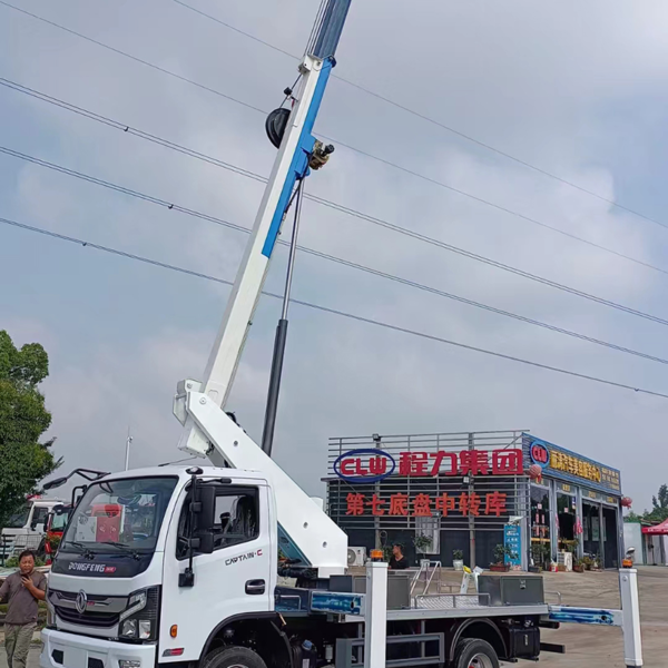 Customized Diesel Telescopic Boom Bucket Vehicle Aerial Work Truck High-Altitude Operation Truck