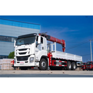 Isuzu Giga 6X4 Truck Mounted Crane 12 Ton Telescopic Boom Crane Truck for Sale