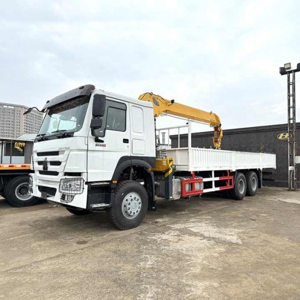 Sinotruk HOWO 10 Ton 12ton Telescopic Boom Crane Mounted Truck 6X4 Truck Crane for Sale