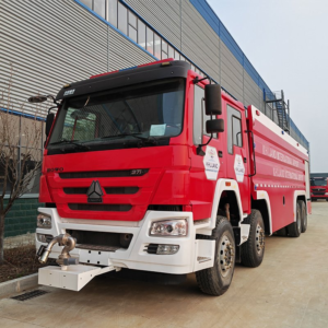 Wholesale Sinotruk HOWO 8X4 16000li Foam Water Dry Powder Fire Fighting Truck