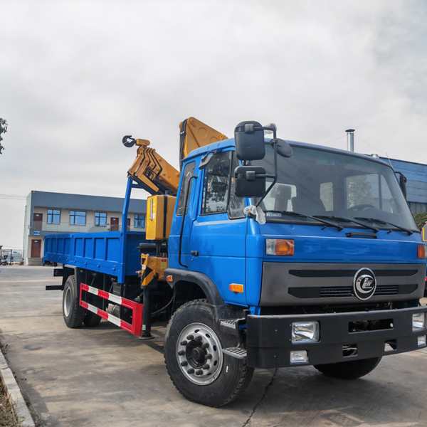 China Dongfeng 4X2 Crane Truck 8 Tons 10 Tons Fold Boom Crane Truck for Sale
