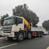 Foton Auman Rhd Cargo Truck Mounted 28ton Folding Boom Crane Hydraulic Mobile Crane Truck Price