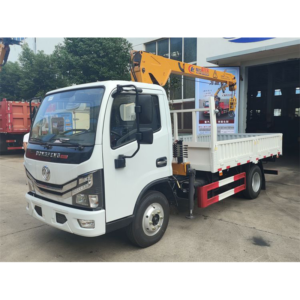 High Quality DFAC 4X2 Truck with Crane 3 Ton New Crane Truck for Sale