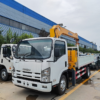 1suzu Kv100 Small 5ton 6.3ton Crane Truck Light Truck with Crane for Sale