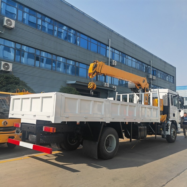 Shacman L3000 Truck-Mounted Lifting Cran 4X2 8ton Straight Arm Crane Truck for Sale