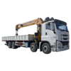 Heavy Duty Isuzu Giga 8X4 Truck Mounted Crane 14 Ton Telescopic Boom Crane Truck for Sale