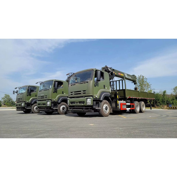 China Factory Isuzu Giga 6X4 12ton Construction Truck Crane for Sale
