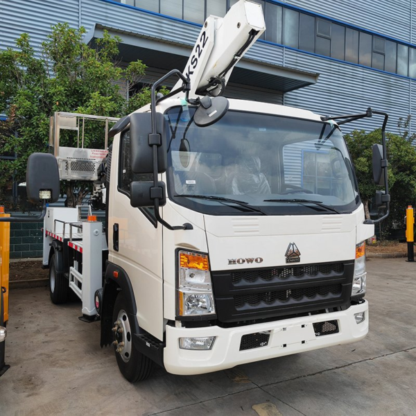 China Factory HOWO 22m Aerial Platform Work Vehicle Truck Mounted Aerial Work Platform