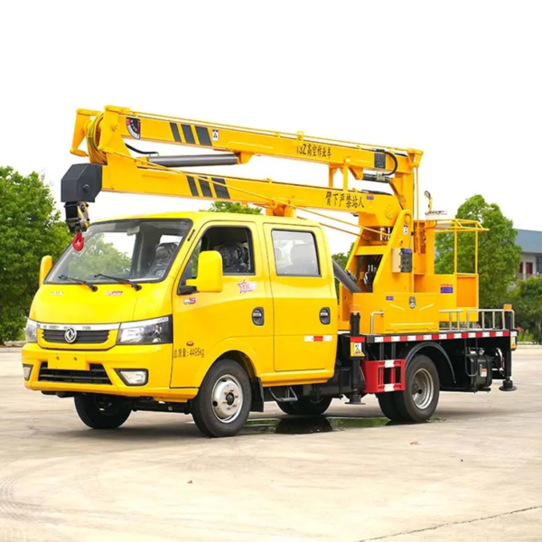 China Dongfeng 21meters Folding Boom High Aerial Working Platform Truck for Sale