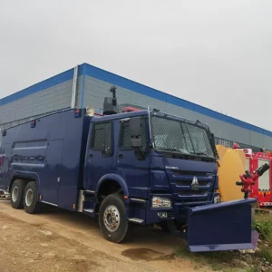 HOWO Riot Control Water Cannon Truck for Public Security Maintenance