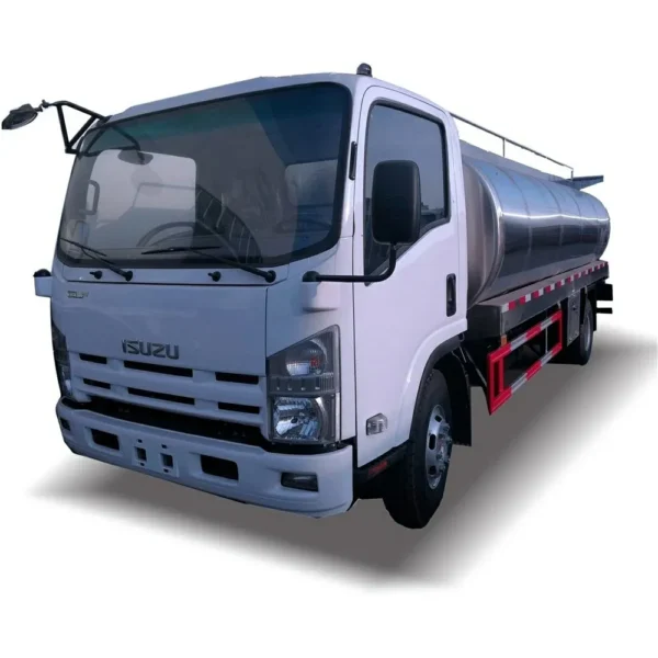 主图1 Isuzu 700p 4X2 Stainless Steel Water Tank Truck 8000liters Transport Milk Tanker Truck