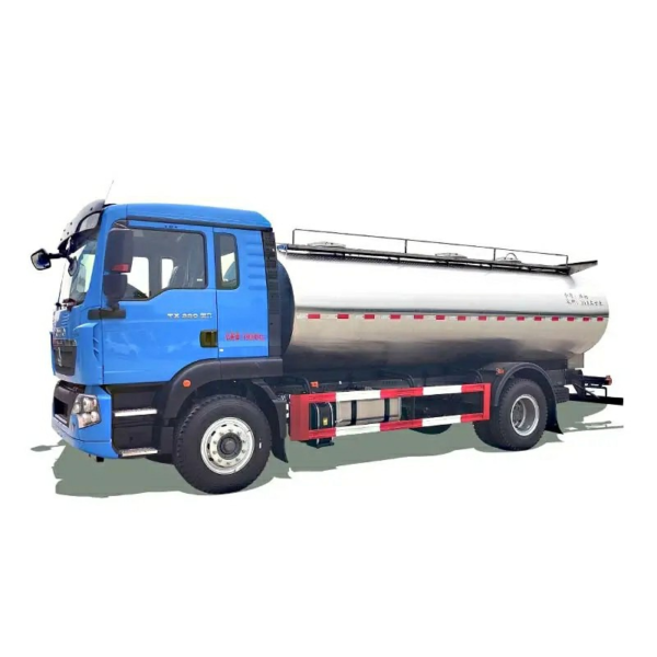 HOWO Stainless Steel 4X2 Sainless Steel Milk Tank Transport Truck Fresh Milk Tanker