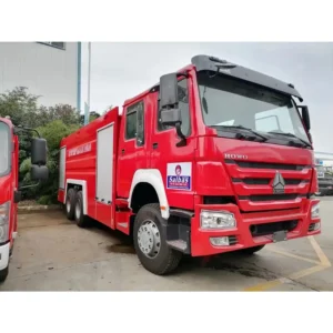 HOWO 12000liters Fire Fighting Rescue Truck Water Tank Fighting Emergency Firefighter Truck