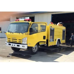 Isuzu Elf 3m3 Water and 1m3 Foam Fire Engine Fire Fighting Truck for Sale