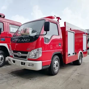 Factory Price Forland 2000liters Water Tanker Fire Fighting Rescue Engine Truck for Sale