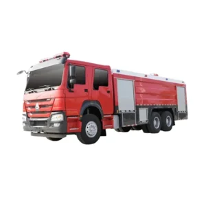 Sinotruk HOWO Water Foam Dry Powder Combined Fire Fighting Rescue Truck for Sale