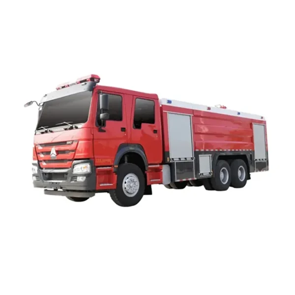 Sinotruk HOWO Water Foam Dry Powder Combined Fire Fighting Rescue Truck for Sale