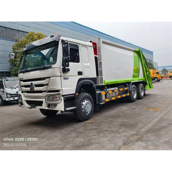 HOWO 6X4 Compressed Refuse Rubbish Bin Collection Garbage Compactor Recycling Truck