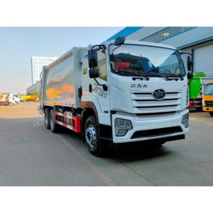 Brand New FAW 6X4 Compactor Garbage Truck Low Price Easy Operation