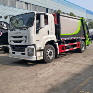 Isuzu Giga 15cbm Trash Garbage Compactor Truck Rear Loaders Safety Operation