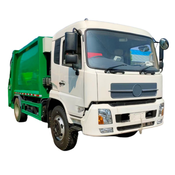 Dongfeng Rear Loading Compression Garbage Truck 4X2 15cbm Large Garbage Truck