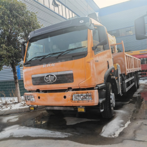 Factory Price FAW 12ton Crane Truck 6X4 Truck Mounted Crane for Sale