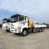 Customized FAW 6X4 Truck Mounted Crane 10 Ton Foldable Knuckle Boom Crane for Sale