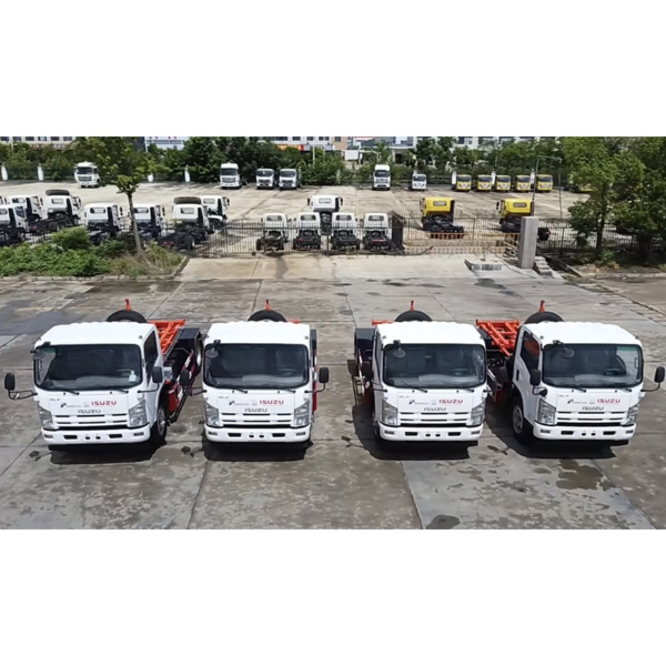 1suzu 4X2 Hook Loader Lift Waste Collection Container Bin Garbage Truck