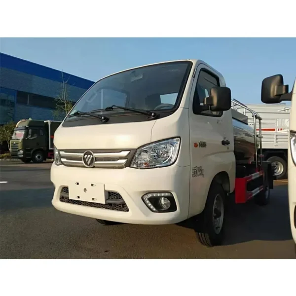主图2 Good Price Foton Small Stainless Steel Tank Milk Delivery Truck Fresh Milk Transport Tanker Truck