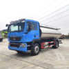 HOWO Stainless Steel 4X2 Sainless Steel Milk Tank Transport Truck Fresh Milk Tanker