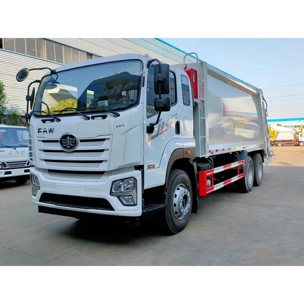 Brand New FAW 6X4 Compactor Garbage Truck Low Price Easy Operation