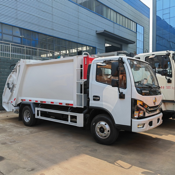 Dongfeng Automatic Garbage Compression Waste Collect 8cbm Compressed Garbage Truck