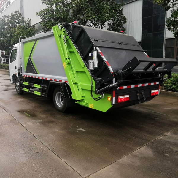 Famous Brand Chassis 4X2 8 Cbm Garbage Collecting Compactor Truck Price Garbage Compactor Truck