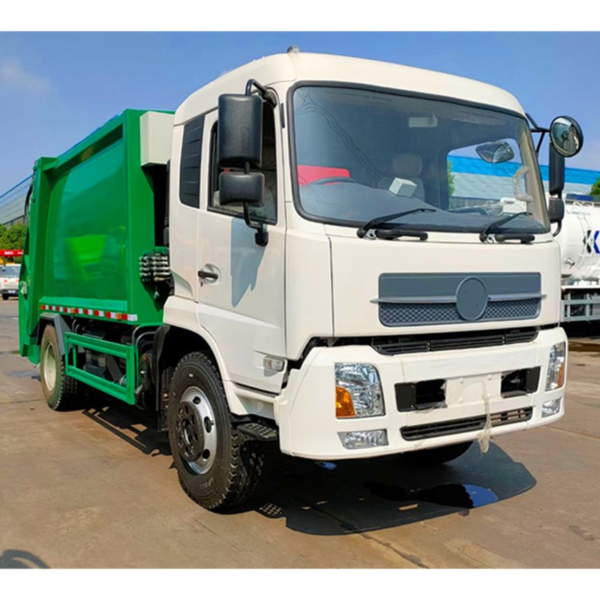 Dongfeng Rear Loading Compression Garbage Truck 4X2 15cbm Large Garbage Truck