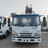 Isuzu Small Dump Truck with Folding Arm Crane for Sale