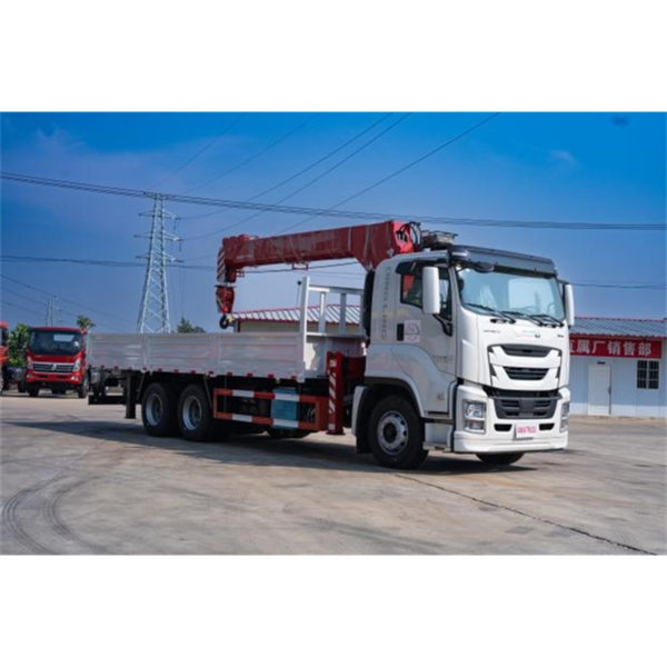 Isuzu Giga 6X4 Truck Mounted Crane 12 Ton Telescopic Boom Crane Truck for Sale