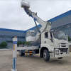 Factory Price 1suzu Giga 45m Aerial Work Platform Truck Hydraulic Telescopic Straight Boom Lift Truck