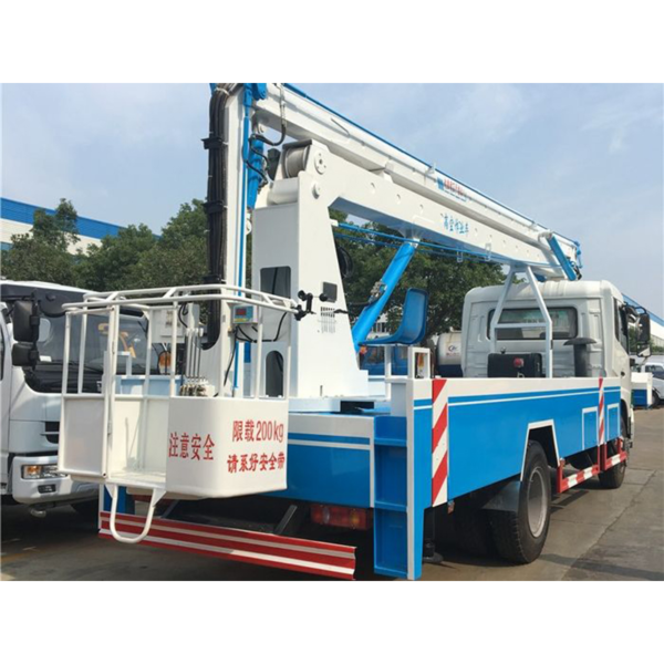New Dongfeng 20m 22m Folding Arm Aerial Platform Working Hydraulic Lift Bucket Truck for Sale