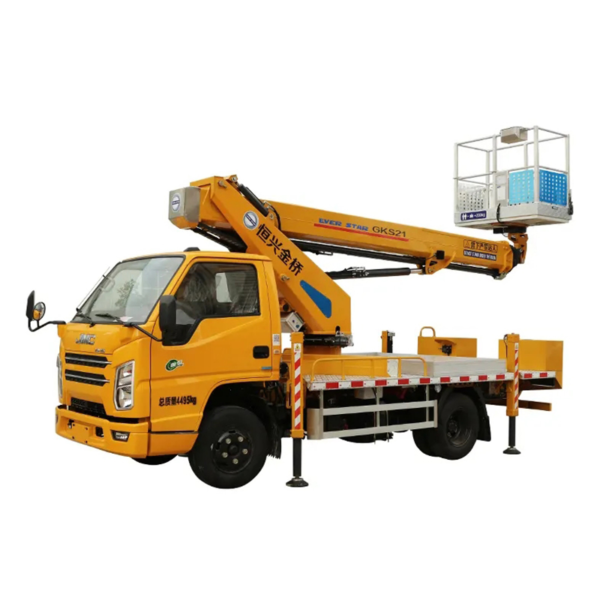China Factory Price Jmc 32m Telescopic Boom Aerial Platform Vehicle High-Altitude Operation Truck