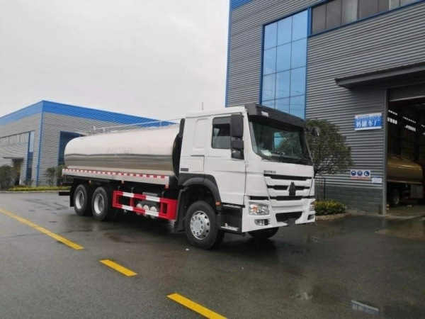 主图3 HOWO 6X4 Stainless Steel Milk Tank Truck20000 Liters Tanker Truck for Fresh Milk Transporting