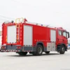 Factory Price HOWO Double Row off-Road 8000liters Fire Fighting Truck for Sale