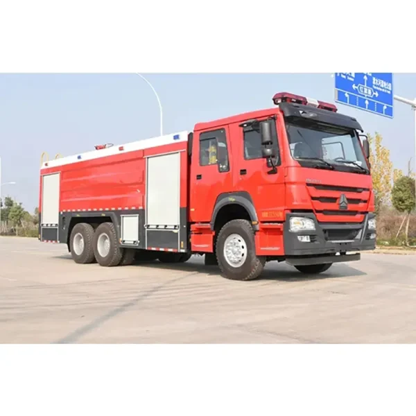 Sinotruk HOWO Water Foam Dry Powder Combined Fire Fighting Rescue Truck for Sale