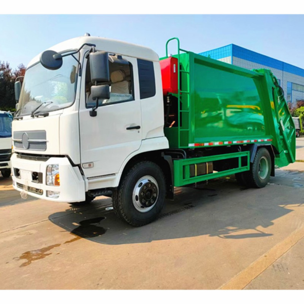 Dongfeng Rear Loading Compression Garbage Truck 4X2 15cbm Large Garbage Truck