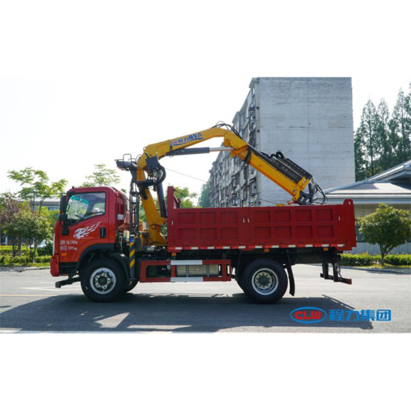 Factory Price Sinotruk HOWO 4X2 Grab Type Dump Garbage Removal Truck with Crane