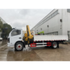 China Right Hand Drive Dongfeng 6 Wheeler 3.2 Ton Truck with Crane for Sale