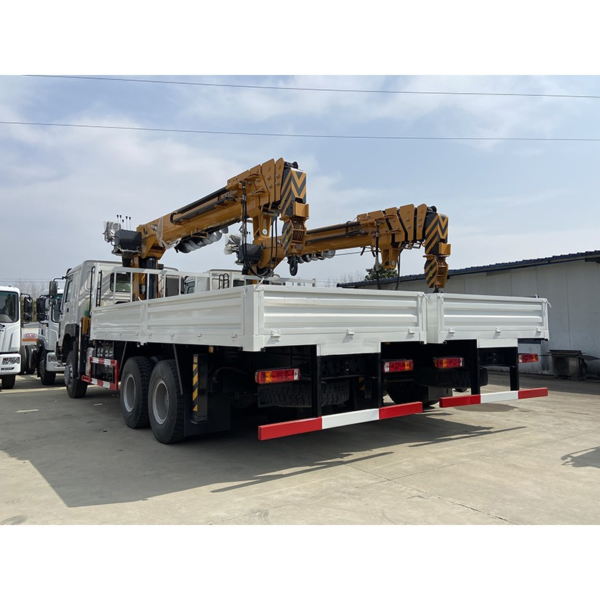 HOWO 6X6 12ton 14ton Telescopic Boom Crane Truck Lorry New Diesel Manual Transmission Truck Mounted Crane