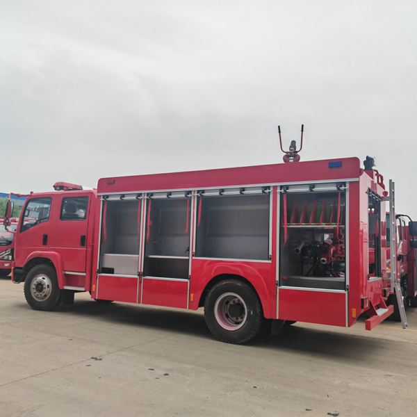 China Factory HOWO 5.5cbm Foam Tanker Fire Fighting Truck for Sale