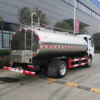 Dongfeng 6cbm Fresh Milk Beer Drinking Water Edible Oil Tank Storage Delivery Truck for Sale
