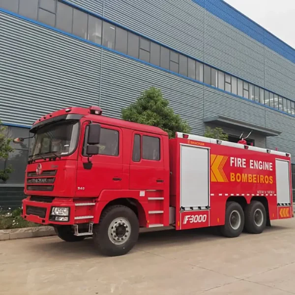 Shacman F3000 12000liter 12ton Foam Water Tanker Fire Fighting Rescue Engine Truck