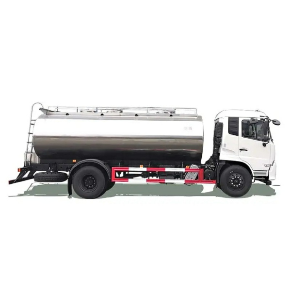 Cheap Price Dongfeng 4X2 Bulk Beer Juice Fresh Milk Stainless Steel Tank Truck for Sale